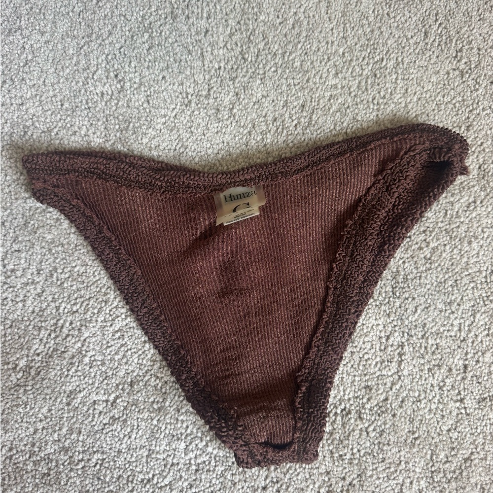 Brown Hunza G One Size Bikini (Gigi) - Picture 7 of 9